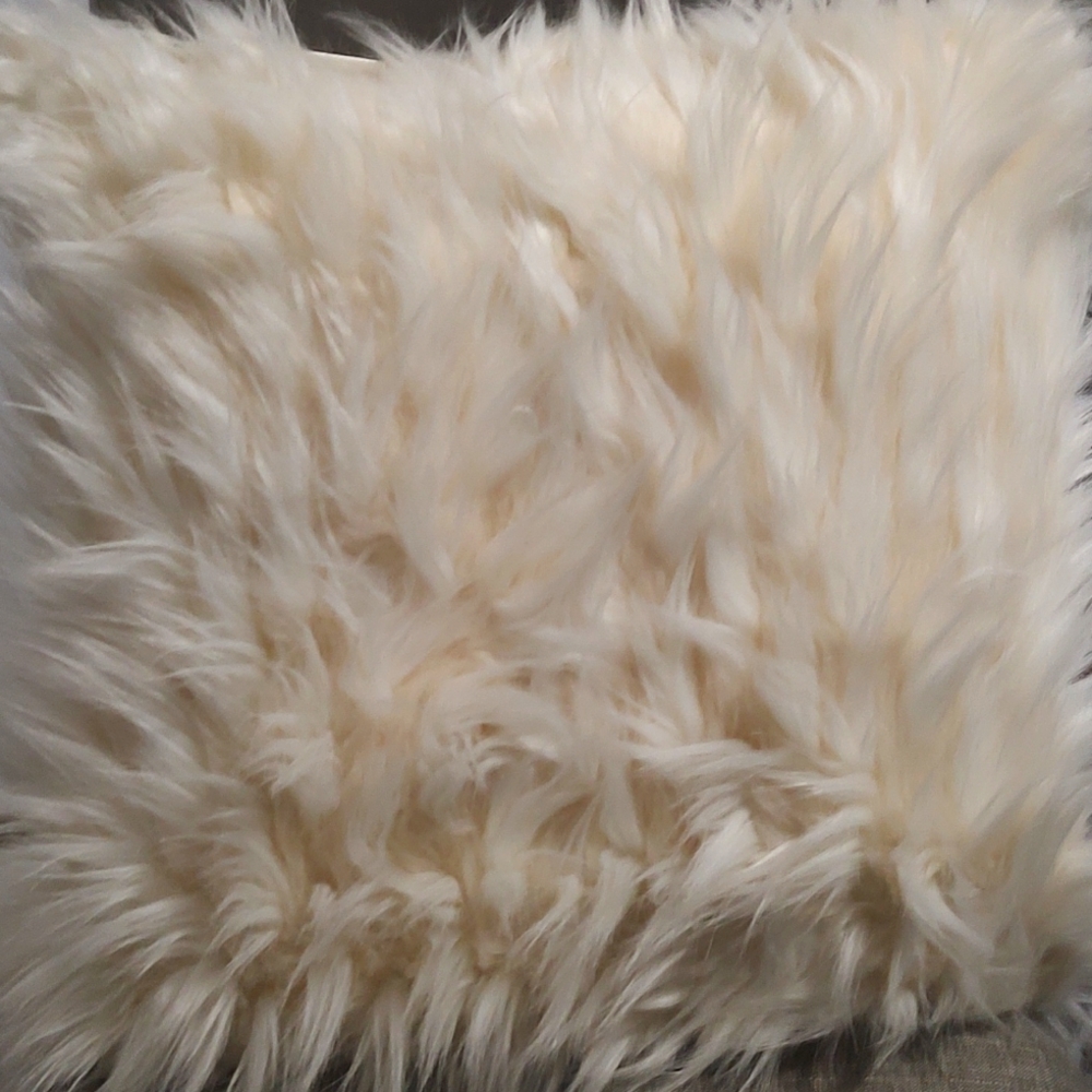 Faux Fur Throw Pillows